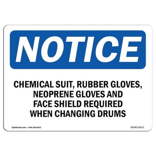 OSHA, Chemical Suit Rubber Gloves Neoprene Gloves, 5in X 3.5in, 10PK, 5" W, 3.5" H, Landscap, PK10